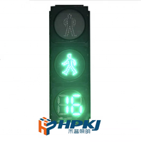 Feu de signalisation solaire LED Hepu avec batterie LiFePO4, contrôle sans fil, étanche IP65 pour utilisation routière