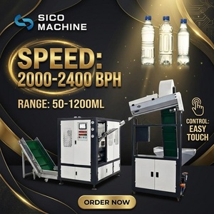 Machine de soufflage de bouteilles PET entièrement automatique à 3 cavités, contrôlée par PLC, haute productivité, nouveau design, chargeur automatique pour 50-1200 ml - Product Image 1