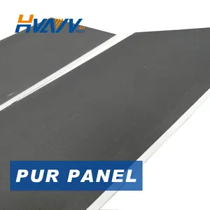 Polyurethane Bọt Cách Nhiệt Mái PU Panel Nhà Sản Xuất Tại Trung Quốc \ Polyisocyanurate PIR Wall Panel PU Bên Ngoài Sandwich Panel