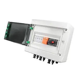 KingWooh-PV4 CE IP65 4 IN 1 OUT 4 Cordes 16A 1000V DC Solar PV Array Combiner Box boîte de jonction pour panneau solaire