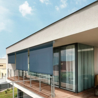 Fabricant chinois moderne de stores verticaux en HDPE pour fenêtres, auvents en aluminium, stores en toile, stores enrouleurs et stores pare-soleil thermolaqués pour l'intérieur et l'extérieur