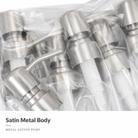 Distributeur de savon en métal avec pompe en acier inoxydable 304, pompe à shampoing pour lavabo de salle de bain, usage commercial et domestique