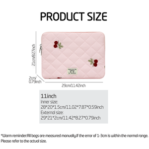 Housse de <span class=keywords><strong>tablette</strong></span> rembourrée de 11 pouces pour iPad Pro 11, Samsung Galaxy Tab A9+, <span class=keywords><strong>Lenovo</strong></span>, HP, Huawei, sac de <span class=keywords><strong>tablette</strong></span> portable matelassé mignon - Product Image 2