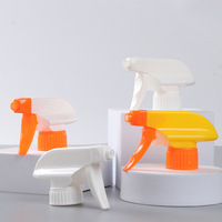 Vente directe d'usine, tête de pulvérisation puissante de type gâchette, tête de pulvérisation carrée, double couvercle, entièrement en plastique, pompe à buse pour pistolet