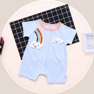 Vêtements pour bébés en gros, vêtements pour nourrissons, mini-romper avec motif arc-en-ciel - Product Image 3