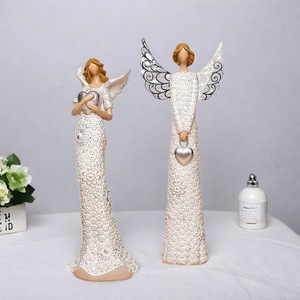 Artesanías de Resina Pequeñas Personalizadas, Hadas de Flores y Ángeles con Alas de Hierro, Decoraciones para el Hogar - Product Image 3