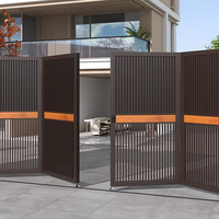 Puerta Corredera Automática de Aleación de Aluminio Min Gu Ting, Diseño Moderno, Duradera, para Patio, Fácil Instalación, 3 Años de Garantía, Hecha en Fujian