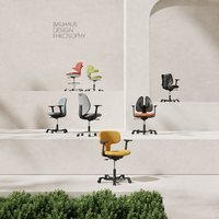 Chaise de travail ergonomique pivotante à hauteur réglable, Nouveauté 2026 pour comptoir de bar, bureau, salon et espace public