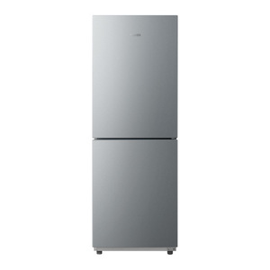 Top-Freezer <b>Refrigerator</b> 177L Direct Cooling Compact Design Stainless Steel - Product Image 1