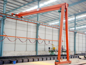 Grúa Eléctrica Semipórtico Modelo BMH de Alta Calidad, Capacidad 2-10t, Vano de Trabajo 10m~20m, Usada en Talleres Mecánicos para Levantar Mercancías - Product Image 5