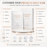 Masque de Nuit Réparateur au Lait Éclaircissant Bio Naturel Nonapeptide-1 Céramide, Masque Éclat Anti-Oxydant à l'Ergothionéine OEM