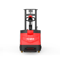 Gerbeur électrique compact EP 2T avec commande à la poste, mât bi-étages, batterie plomb-acide, palans électriques OEM, plateforme élévatrice, chariot élévateur