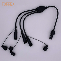 Câble de Lumière LED Étanche IP65 pour Bande Lumineuse Principale, Harnais d'Alimentation Robuste à 2 Broches pour Systèmes d'Éclairage Extérieur