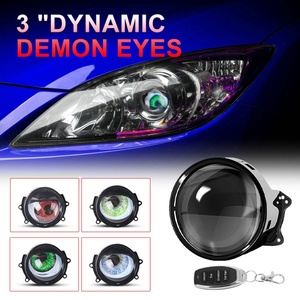 ไฟรถยนต์ LED ไดนามิก Devil Eye 33 โหมด เลนส์ตกแต่ง ไฟหน้ารถยนต์ดัดแปลง ไฟ LED Sharingan - Product Image 5