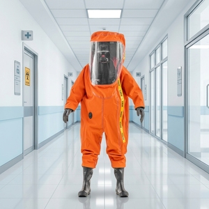 Traje <span class=keywords><strong>de</strong></span> Protección Química Sellado <span class=keywords><strong>a</strong></span> Precio <span class=keywords><strong>de</strong></span> Fábrica en China para Operaciones con Gases Tóxicos y Salpicaduras <span class=keywords><strong>de</strong></span> Líquidos - Product Image 1