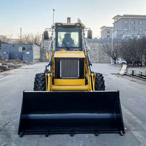 गर्म बिक्री बैकहोए खुदाई लोडर ट्रैक्टर नई रेट्रो खुदाई एक मिनी बैकहोय लोडर 4x4 व्हील/बैकहोए लोडर - Product Image 4