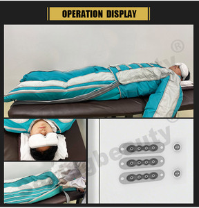 Máquina de Masaje de Drenaje Linfático por Presoterapia de Infrarrojos Lejanos, con 24 Cámaras de Presión de Aire <span class=keywords><strong>para</strong></span> <span class=keywords><strong>Piernas</strong></span> y Abdomen, <span class=keywords><strong>la</strong></span> Más Vendida - Product Image 4