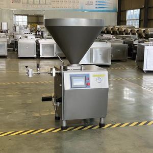 Imbottitura salsiccia elettrica Multi-velocità per la produzione di salsicce sottovuoto su misura - Product Image 6