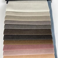 Tissu de canapé en velours uni, toucher doux, polyester, textile d'ameublement pour canapé, chaise, coussin et mobilier de maison, vente en gros