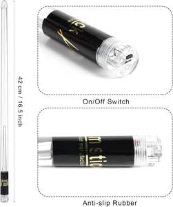 <span class=keywords><strong>Baquetas</strong></span> LED Recargables <span class=keywords><strong>de</strong></span> 42 cm, Material <span class=keywords><strong>de</strong></span> PC, 15 Colores, con Batería Recargable - Product Image 6