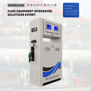 Distributore di <span class=keywords><strong>Carburante</strong></span> in Alluminio DESHENG DS-CS2222 a Doppio Ugello 5-60L/min 220V/380V per Attrezzature di Servizio <span class=keywords><strong>Carburante</strong></span> 106*46*170CM - Product Image 1