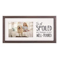 Je ne suis pas gâté pattes de chien en bois mur Art signes chien de compagnie propriétaire cadeaux rustique bois signe bois rustique cadres rustiques chambre décor