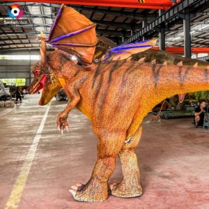 Costume de mascotte robotique professionnelle personnalisée, ensemble de costumes de <span class=keywords><strong>dinosaure</strong></span>, costume de dragon <span class=keywords><strong>Raptor</strong></span> - Product Image 5