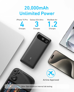 <span class=keywords><strong>Batterie</strong></span> <span class=keywords><strong>externe</strong></span> Anker 20000mAh, charge rapide PD 87W, câble USB-C intégré, <span class=keywords><strong>batterie</strong></span> <span class=keywords><strong>externe</strong></span> portable pour <span class=keywords><strong>MacBook</strong></span>, iPhone, ordinateur portable - Product Image 2