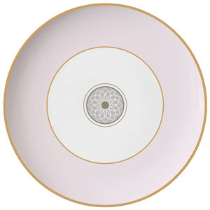 Lots de Vaisselle <span class=keywords><strong>Rose</strong></span> à Bordure Dorée Marocaine en Porcelaine de Luxe Durable pour Événements et Fêtes - Product Image 4