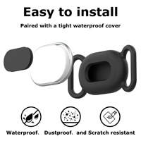 Étui en silicone étanche compatible avec Xiaomi Smart Tag, support anti-rayures pour collier de chien ou de chat