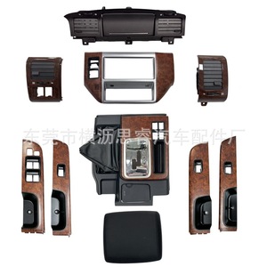 Sr Interior Trim Kit Full Set For Nissan Y61 Pickup Truck Matte Finish Plastic Dash <b>Panel</b> With Air Vents And <b>Window</b> <b>Panels</b> - Product Image 2