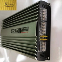 Vente directe d'usine, amplificateur de voiture haute puissance 4 canaux pour caisson de basses et haut-parleurs, disponible en stock et personnalisable