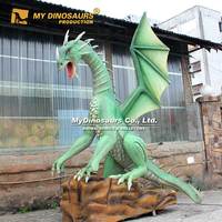 MyDino WD028 Dragon animatronique occidental imperméable pour attractions extérieures à vendre