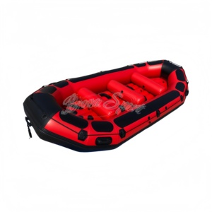Bote Inflable Resistente <span class=keywords><strong>de</strong></span> 480 cm para Rescate en Ríos y Mares, Balsa para Rafting en Aguas Bravas con Capacidad para 11 Pasajeros - Product Image 2