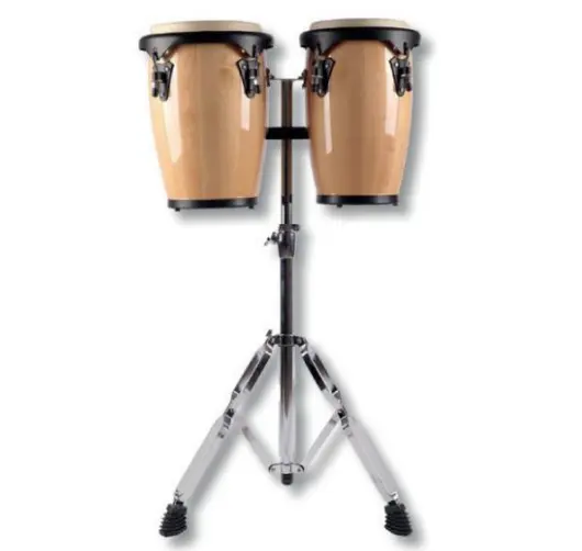 Ударный инструмент маленький Конга барабан 8 + 9 дюймов с подставкой для детей Konka