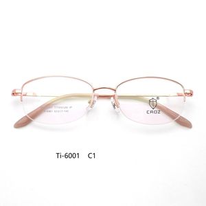 กรอบแว่นตาโลหะ Ti-6001 น้ำหนักเบา ทนทาน ทันสมัย ดีไซน์ยืดหยุ่นเพื่อความสบาย - Product Image 1