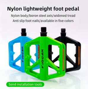 17057 <span class=keywords><strong>Double</strong></span> DU Vélo Vélo Pédale avec Réflecteur <span class=keywords><strong>VTT</strong></span> Vélo De Route Pédale En Nylon - Product Image 3