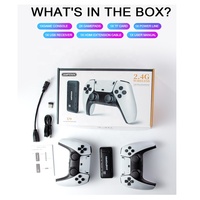 Livraison directe U9 sans fil 2.4g Hd Arcade Psp Retro Home Tv Consoles de jeux vidéo 64 go 10000 + boîte de jeux pour Ps5 contrôleur U9 Game Stick