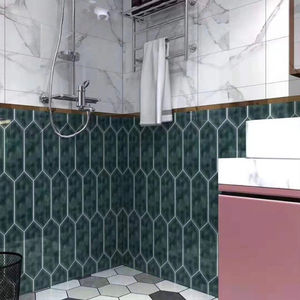 Azulejos de pared pintados a mano de cerámica personalizados, azulejos de pared de mosaico decorativos, máquina de fabricación de ladrillos hechos a mano - Product Image 5