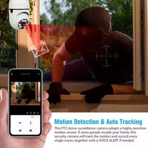 Bombilla de Seguridad con Cámara HD 720p E27 de 360 Grados con WiFi para Interiores y Exteriores, en Oferta - Product Image 5
