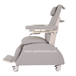 Mobil çok amaçlı akıllı yüksek kaliteli tıbbi Recliner transfüzyon kemoterapi elektrik hemodiyaliz sandalye - Product Image 4