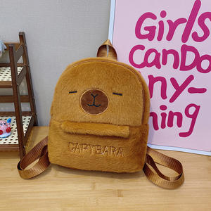 Mochila de Peluche Súper Suave Cuadrada de Gato Sanrio Lindo Bolso de Hombro Cruzado de Dibujos Animados Anime Kuromi Melody KT para Niñas para Cumpleaños - Product Image 5