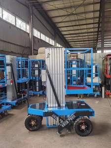 कारखाने की आपूर्ति मोबाइल पोर्टेबल इलेक्ट्रिक एक आदमी लिफ्ट टेबल हाइड्रोलिक एकल व्यक्ति उठाने वाला मंच - Product Image 4
