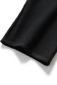 Maglione a collo alto con Pullover a maniche 3/4 da donna lavorato a <span class=keywords><strong>maglia</strong></span> con maniche a <span class=keywords><strong>tre</strong></span> <span class=keywords><strong>quarti</strong></span> - Product Image 6