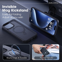 Coque de téléphone magnétique avec béquille annulaire pour chargement sans fil MagSafe iPhone 16 Pro Max – Produits Dropshipping 2026 – Housse de protection