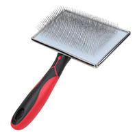 Peigne à aiguilles écologique en plastique et acier inoxydable pour chien, brosse à démêler les nœuds flottants, brosse à poils pour animaux de compagnie Snowspaws