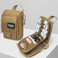 Trousse de premiers secours tactique personnalisée IFAK pour l'extérieur, mini sac de traumatologie d'urgence, pochette médicale MOLLE pour la randonnée, le camping, la voiture, la survie