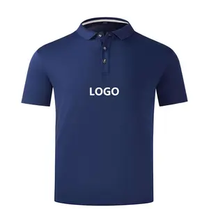 2023 yeni varış yazlık T-shirt erkekler kısa kollu Slim Fit tişörtleri turn-aşağı yaka Golf gömlek