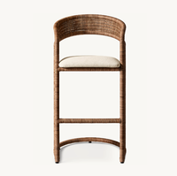 Mobilier de cuisine design personnalisé Meuble de bar Tabouret de bar en rotin Chaise