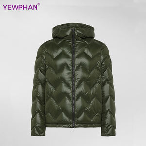 2025 invernale da uomo nuovo capospalla Slim di moda lucido leggero piumino con cappuccio da donna largo taglie forti con parka piumino - Product Image 1